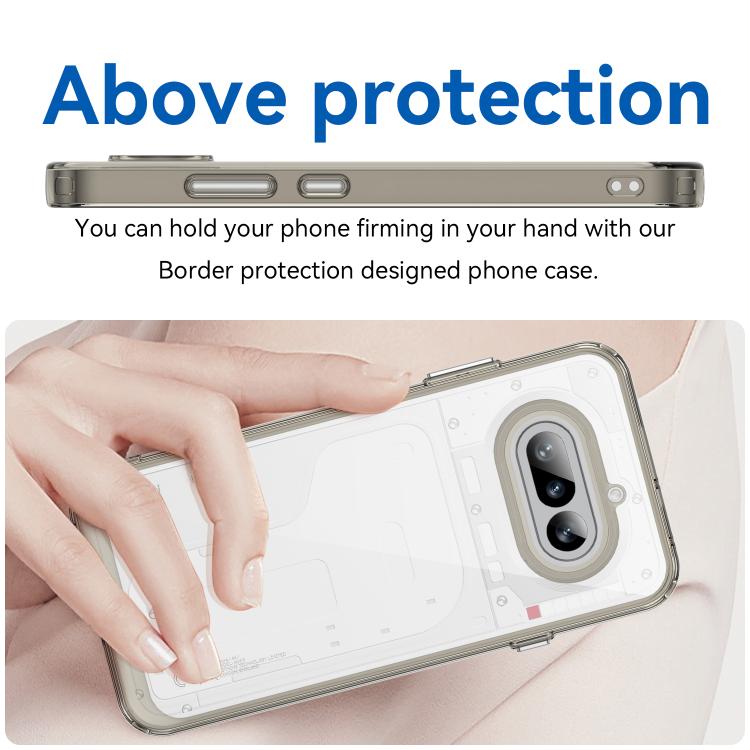 For Nothing Phone 4a Colorful Series Acrylic Hybrid TPU Phone Case
