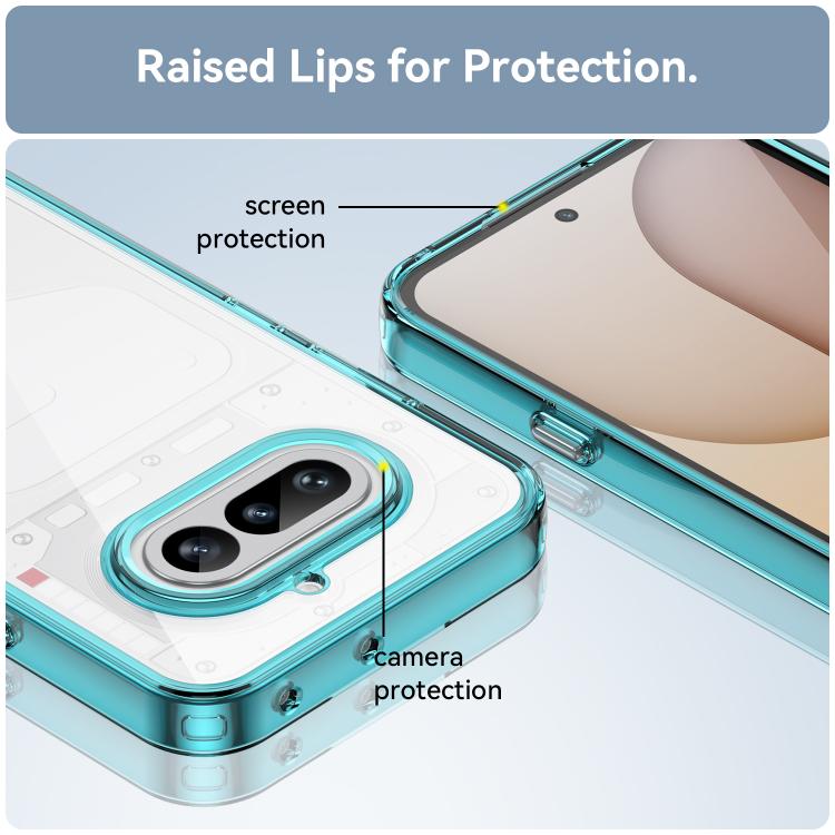 For Nothing Phone 4a Colorful Series Acrylic Hybrid TPU Phone Case