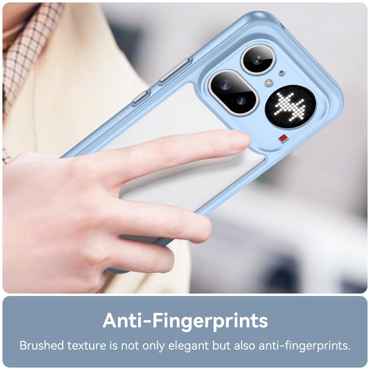 For Nothing Phone 4a Pro Colorful Series Acrylic Hybrid TPU Phone Case