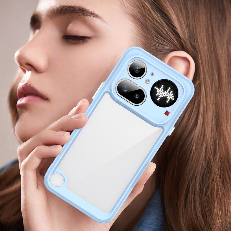 For Nothing Phone 4a Pro Colorful Series Acrylic Hybrid TPU Phone Case