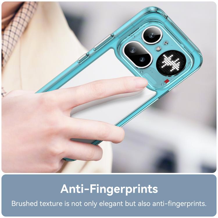 For Nothing Phone 4a Pro Colorful Series Acrylic Hybrid TPU Phone Case