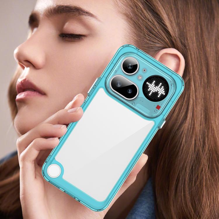 For Nothing Phone 4a Pro Colorful Series Acrylic Hybrid TPU Phone Case