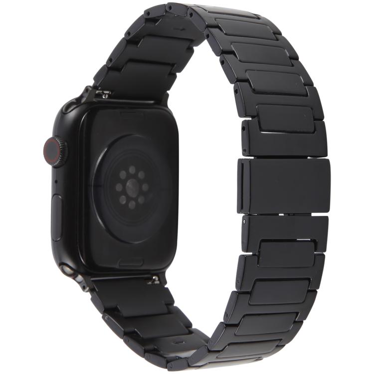 For Apple Watch 46mm / 49mm / 45mm / 44mm I-Shaped Folding Magnetic Buckle Metal Watch Band