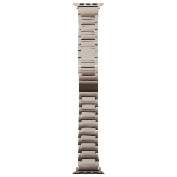 For Apple Watch 42mm / 41mm / 40mm / 38mm I-Shaped Folding Magnetic Buckle Metal Watch Band