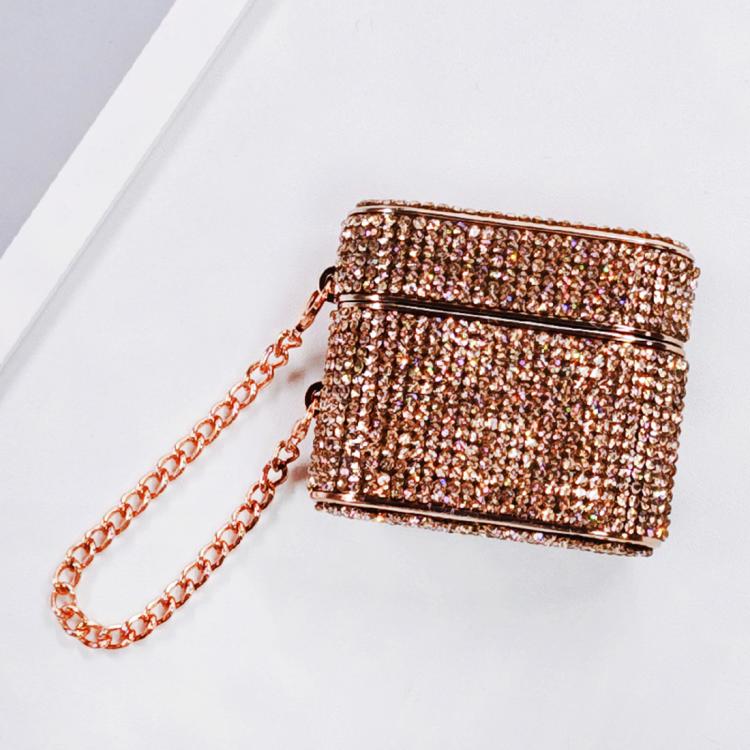 For AirPods 4 Cylindrical Diamond Bluetooth Earphone Protective Case