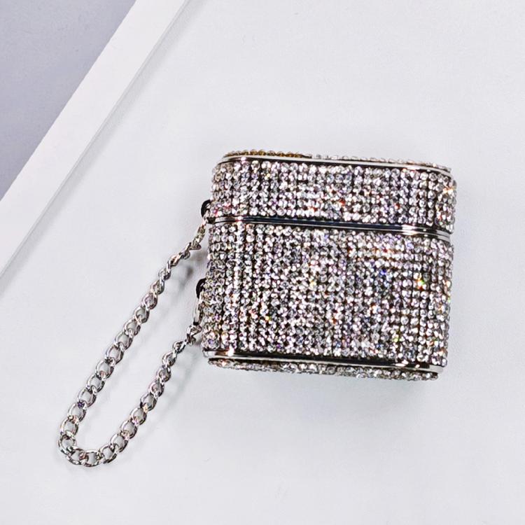 For AirPods 4 Cylindrical Diamond Bluetooth Earphone Protective Case
