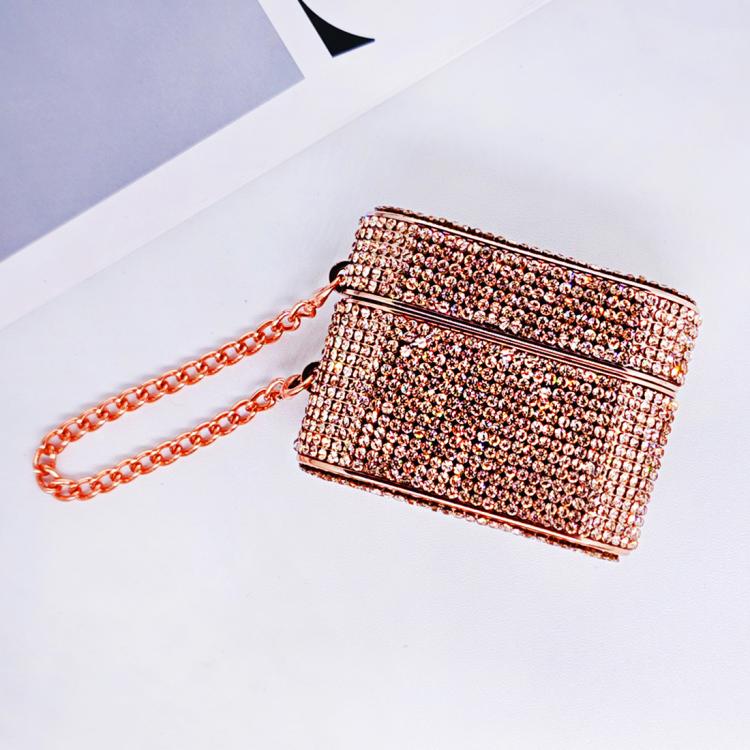 For AirPods Pro Cylindrical Diamond Bluetooth Earphone Protective Case