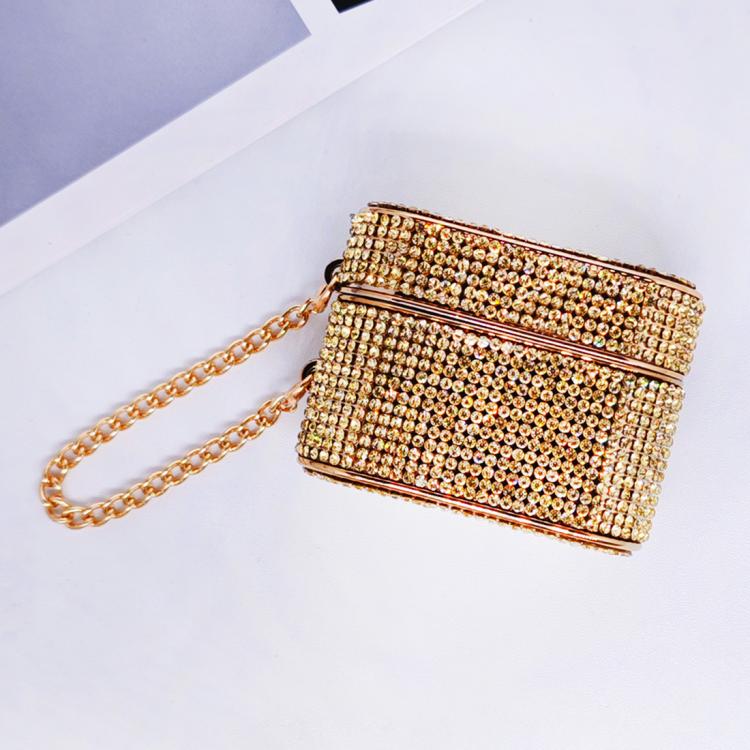 For AirPods Pro Cylindrical Diamond Bluetooth Earphone Protective Case