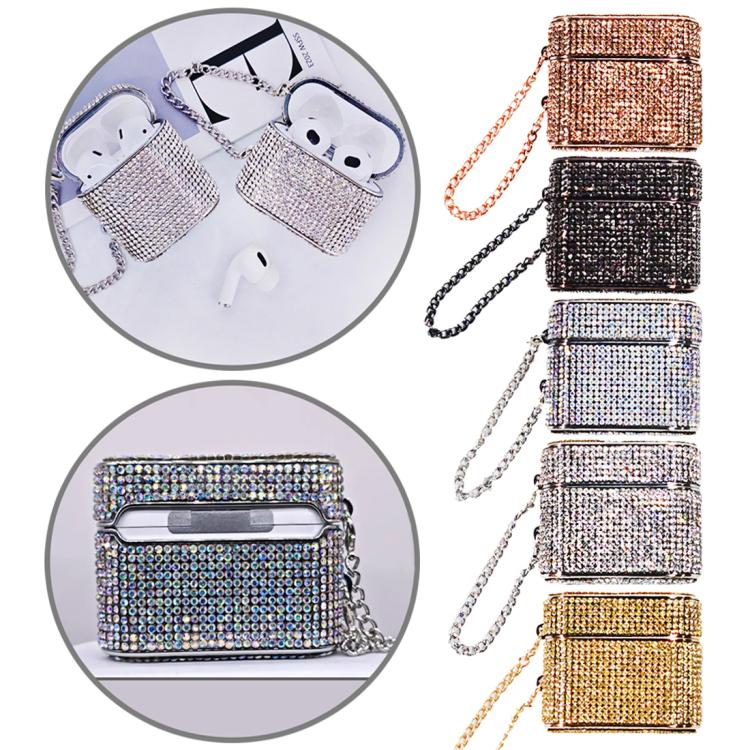 For AirPods 4 Cylindrical Diamond Bluetooth Earphone Protective Case