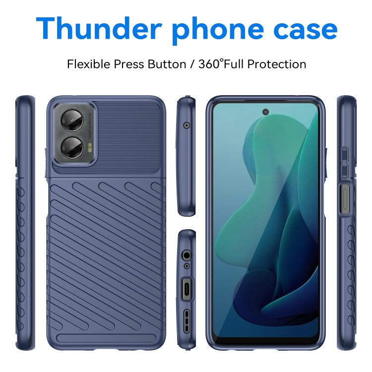 For Motorola Moto G 5G 2024 Thunderbolt Shockproof Soft TPU Phone Case