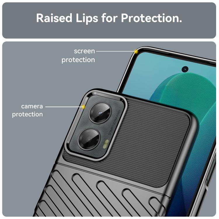 For Motorola Moto G 5G 2024 Thunderbolt Shockproof Soft TPU Phone Case