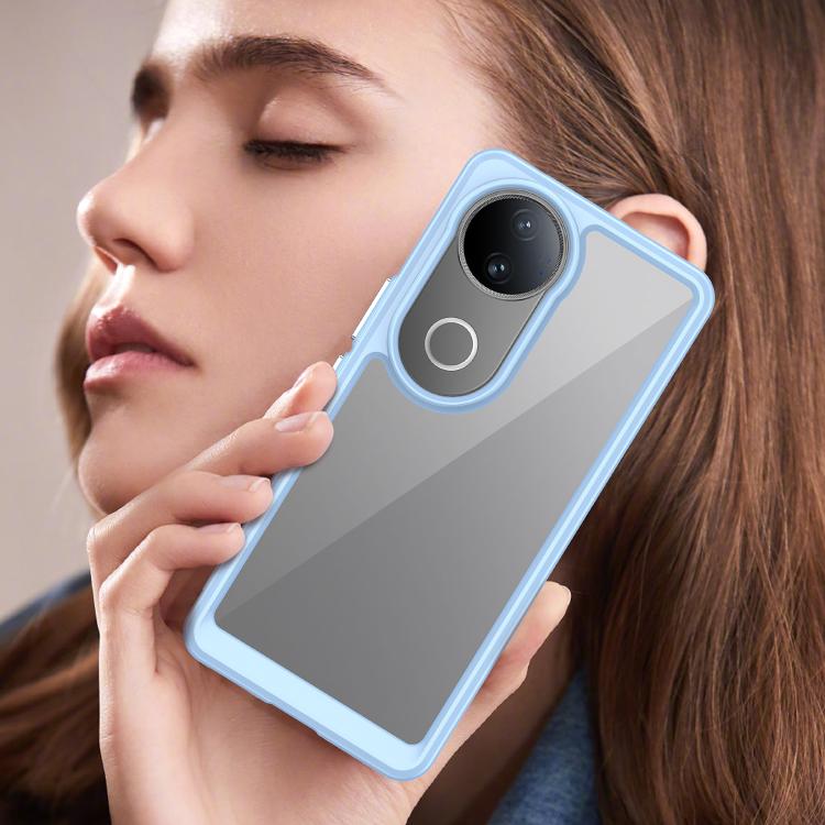 For vivo V50 Colorful Series Acrylic Hybrid TPU Phone Case