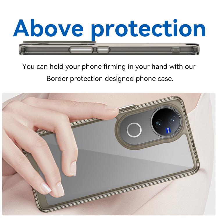 For vivo V50 Colorful Series Acrylic Hybrid TPU Phone Case