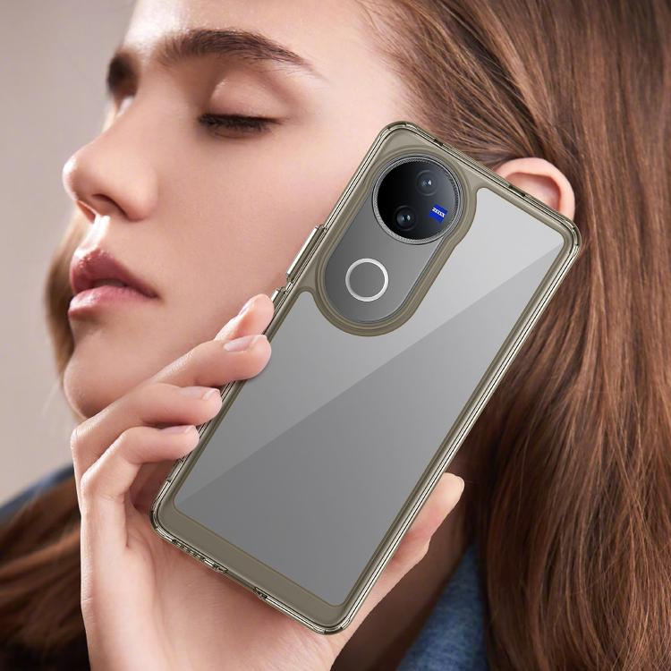 For vivo V50 Colorful Series Acrylic Hybrid TPU Phone Case