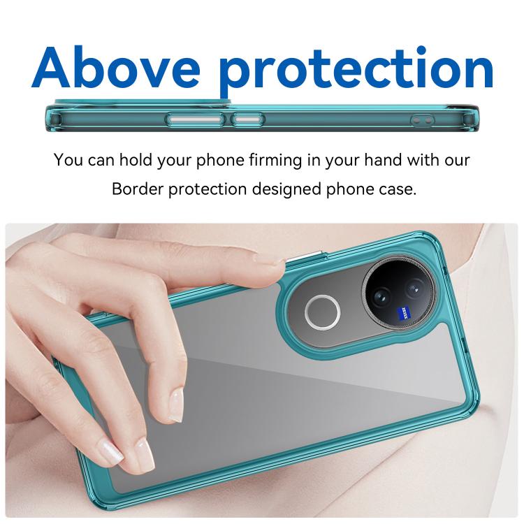 For vivo V50 Colorful Series Acrylic Hybrid TPU Phone Case