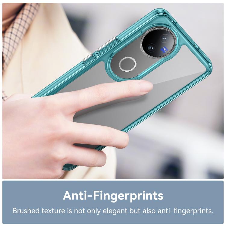 For vivo V50 Colorful Series Acrylic Hybrid TPU Phone Case