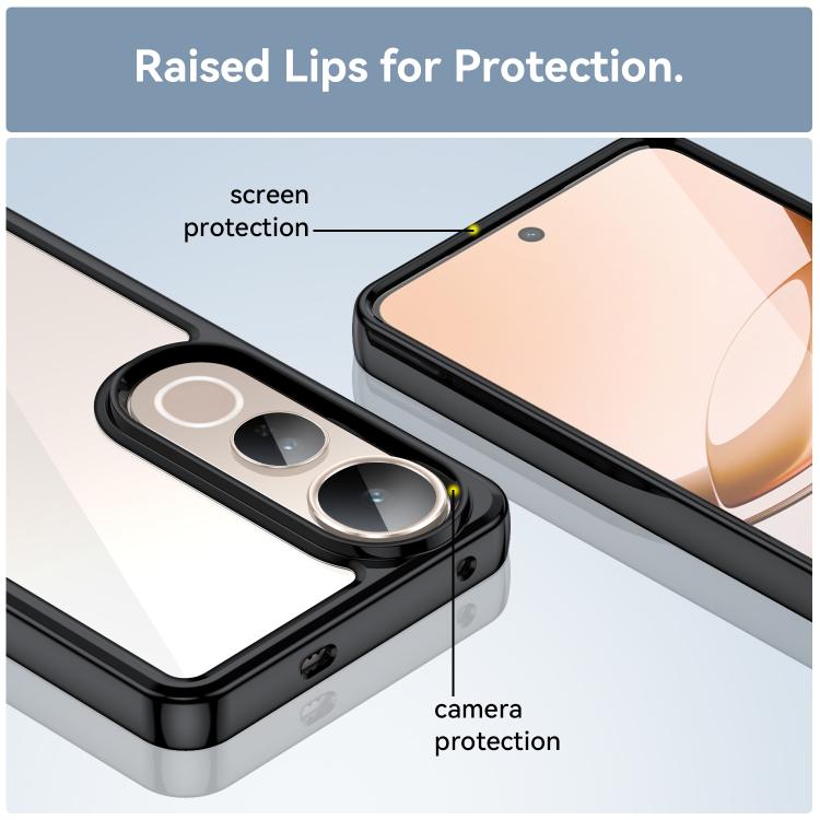 For vivo V50 Lite 4G Colorful Series Acrylic Hybrid TPU Phone Case