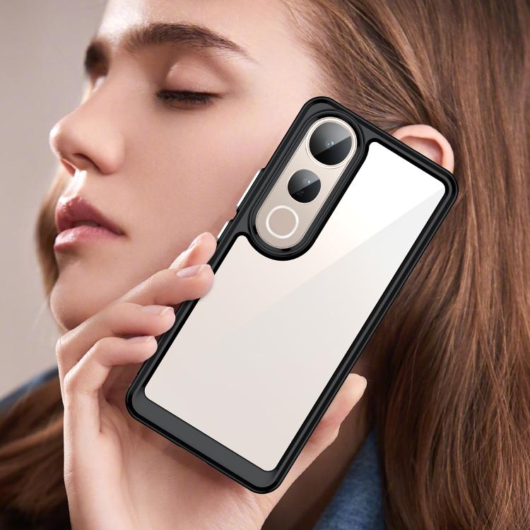 For vivo V50 Lite 5G Colorful Series Acrylic Hybrid TPU Phone Case