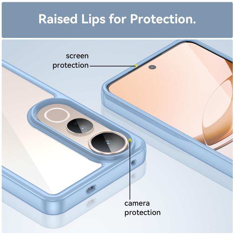 For vivo V50 Lite 5G Colorful Series Acrylic Hybrid TPU Phone Case