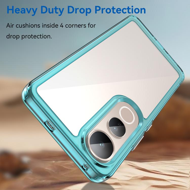 For vivo V50 Lite 5G Colorful Series Acrylic Hybrid TPU Phone Case