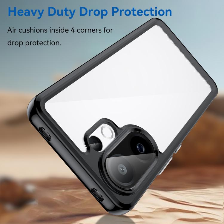 For vivo S30 Colorful Series Acrylic Hybrid TPU Phone Case