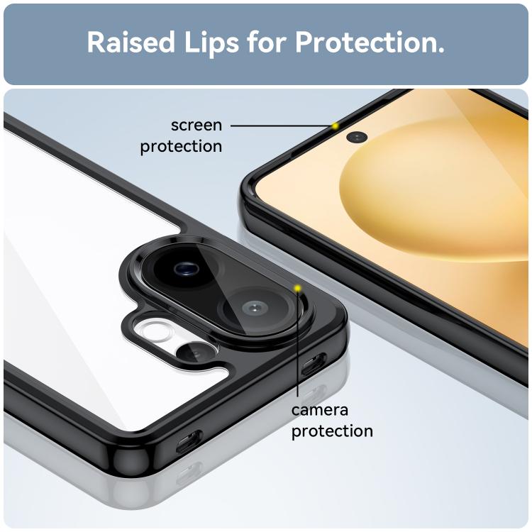 For vivo S30 Colorful Series Acrylic Hybrid TPU Phone Case