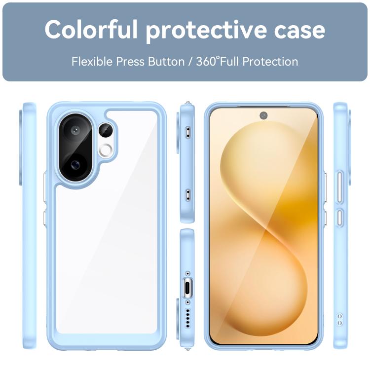 For vivo S30 Colorful Series Acrylic Hybrid TPU Phone Case