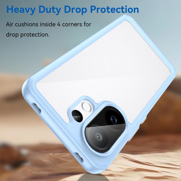 For vivo S30 Colorful Series Acrylic Hybrid TPU Phone Case