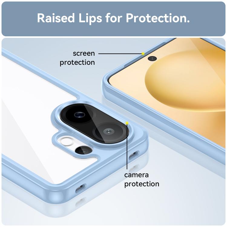 For vivo S30 Colorful Series Acrylic Hybrid TPU Phone Case