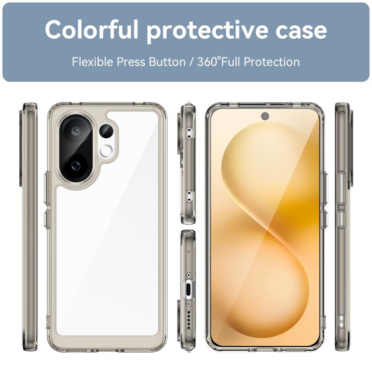 For vivo S30 Colorful Series Acrylic Hybrid TPU Phone Case