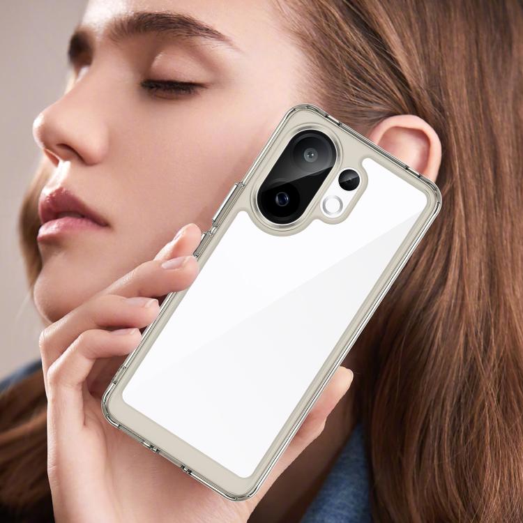 For vivo S30 Colorful Series Acrylic Hybrid TPU Phone Case