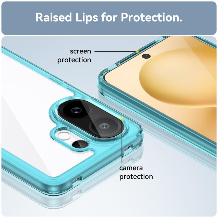 For vivo S30 Colorful Series Acrylic Hybrid TPU Phone Case