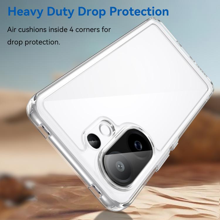 For vivo S30 Colorful Series Acrylic Hybrid TPU Phone Case