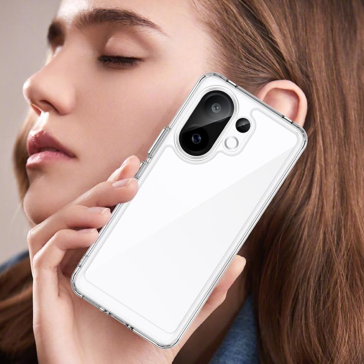 For vivo S30 Colorful Series Acrylic Hybrid TPU Phone Case