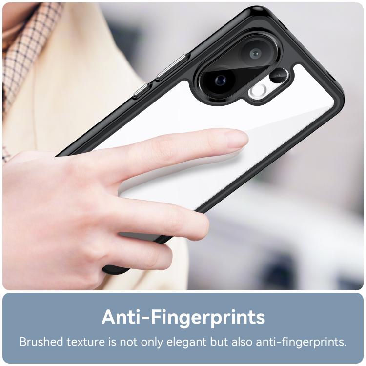 For vivo V60 5G Colorful Series Acrylic Hybrid TPU Phone Case