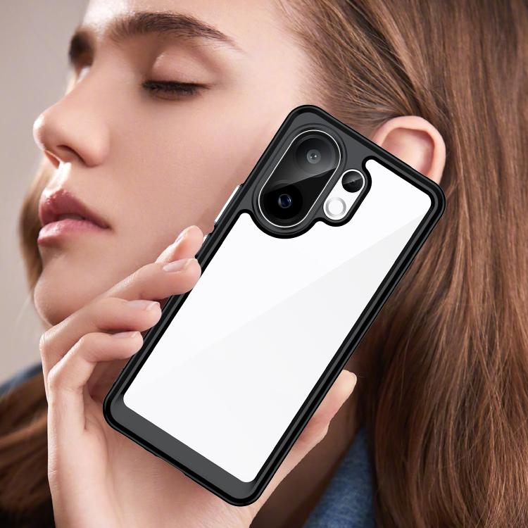 For vivo V60 5G Colorful Series Acrylic Hybrid TPU Phone Case