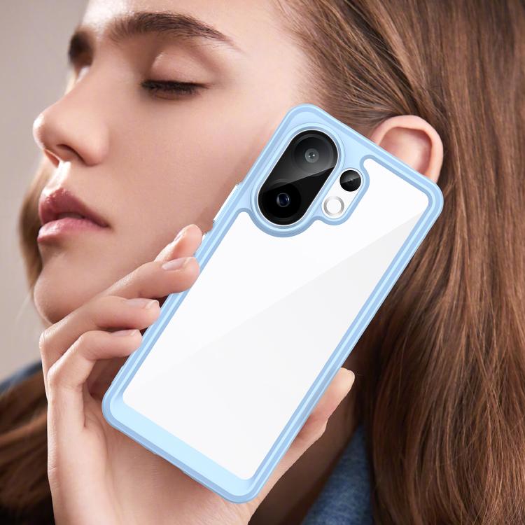 For vivo V60 5G Colorful Series Acrylic Hybrid TPU Phone Case