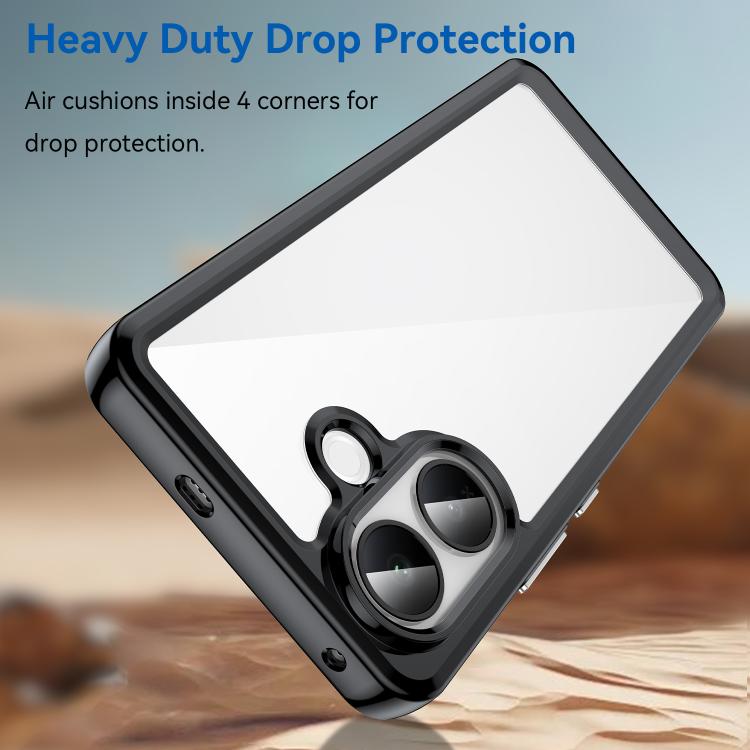 For vivo V60 Lite 5G Colorful Series Acrylic Hybrid TPU Phone Case