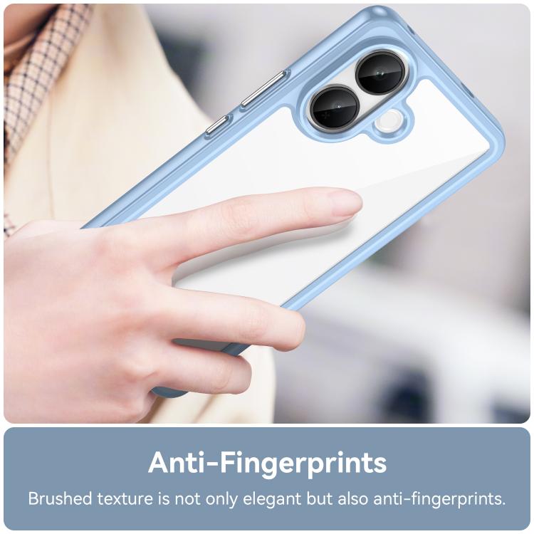 For vivo V60 Lite 5G Colorful Series Acrylic Hybrid TPU Phone Case