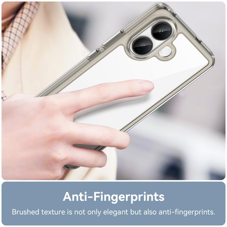 For vivo V60 Lite 5G Colorful Series Acrylic Hybrid TPU Phone Case