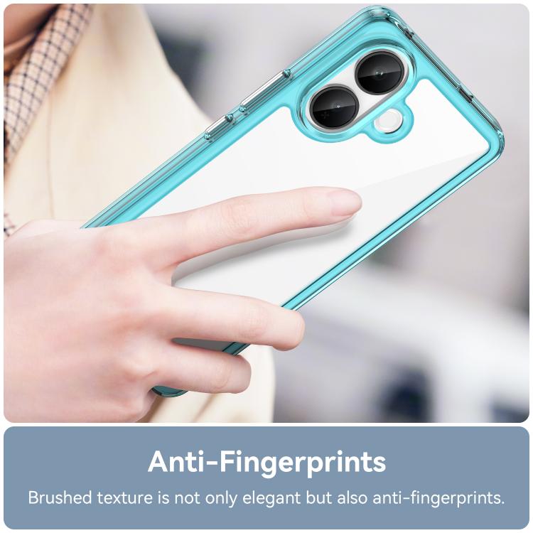 For vivo V60 Lite 5G Colorful Series Acrylic Hybrid TPU Phone Case