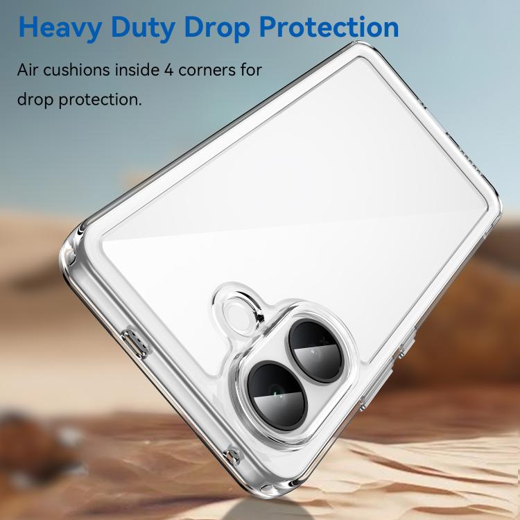 For vivo V60 Lite 5G Colorful Series Acrylic Hybrid TPU Phone Case