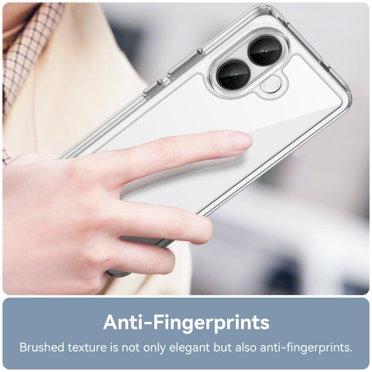 For vivo V60 Lite 5G Colorful Series Acrylic Hybrid TPU Phone Case