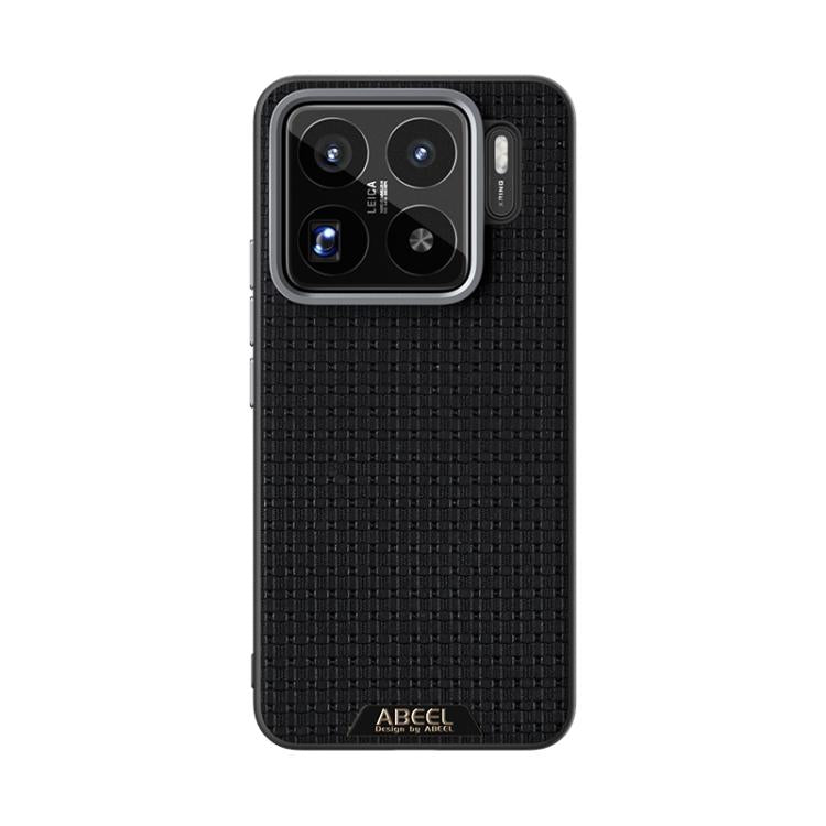 For Xiaomi 15S Pro ABEEL Ruyi Pattern 6D Micro Relief MagSafe Leather Phone Case