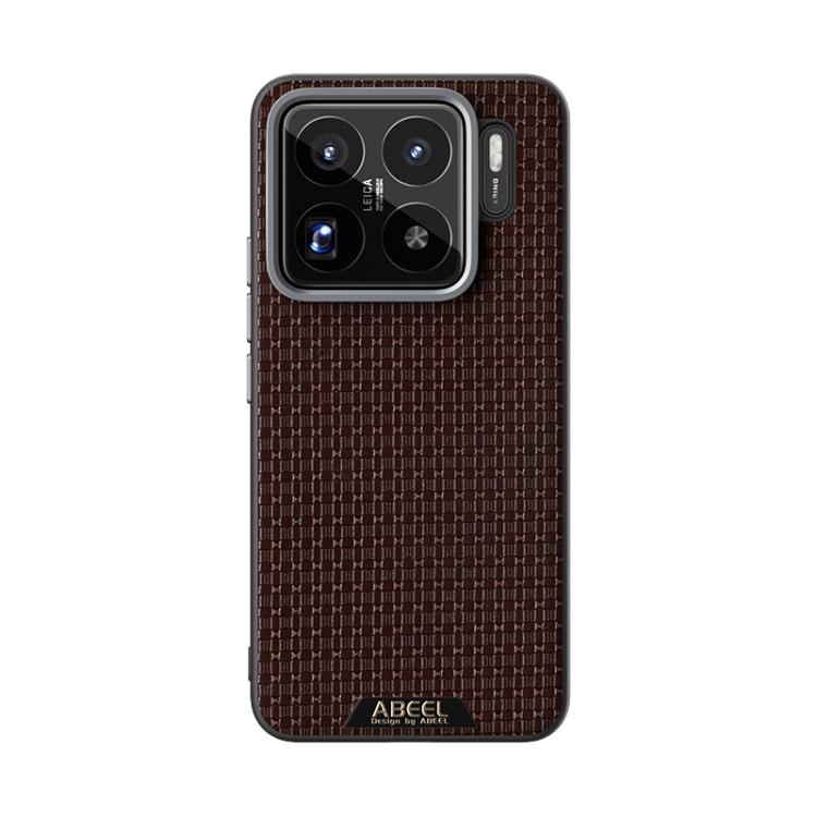 For Xiaomi 15S Pro ABEEL Ruyi Pattern 6D Micro Relief MagSafe Leather Phone Case