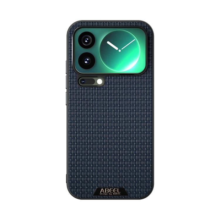 For Xiaomi 17 Pro Max ABEEL Ruyi Pattern 6D Micro Relief MagSafe Leather Phone Case