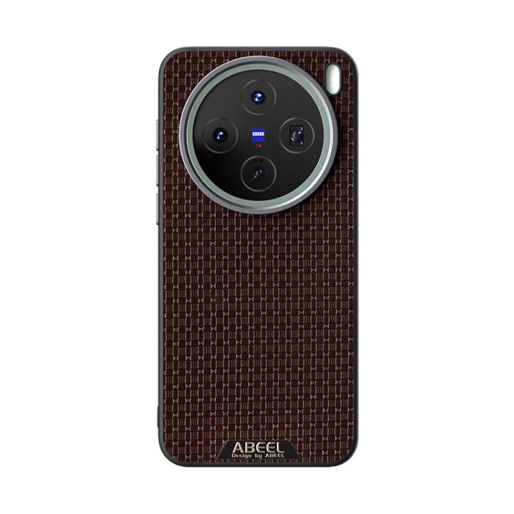 For vivo X200s ABEEL Ruyi Pattern 6D Micro Relief MagSafe Leather Phone Case