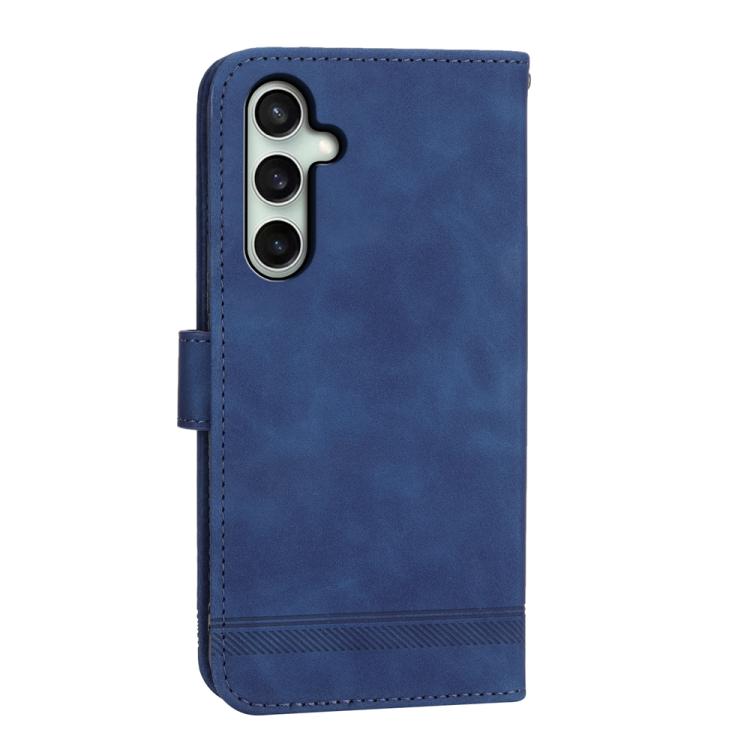 For Samsung Galaxy S25 FE 5G Dierfeng Dream Line TPU Hybrid PU Leather Phone Case