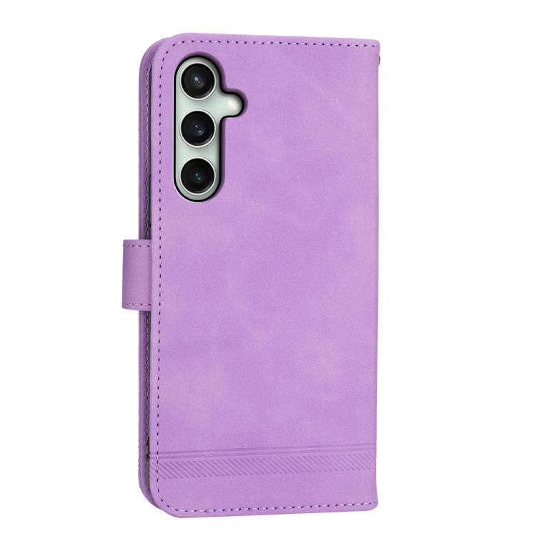 For Samsung Galaxy S25 FE 5G Dierfeng Dream Line TPU Hybrid PU Leather Phone Case