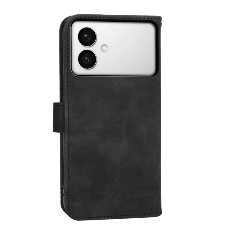 For Samsung Galaxy S26 Edge 5G Dierfeng Dream Line TPU Hybrid PU Leather Phone Case